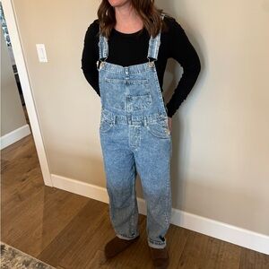 Free People Women's Denim Overalls